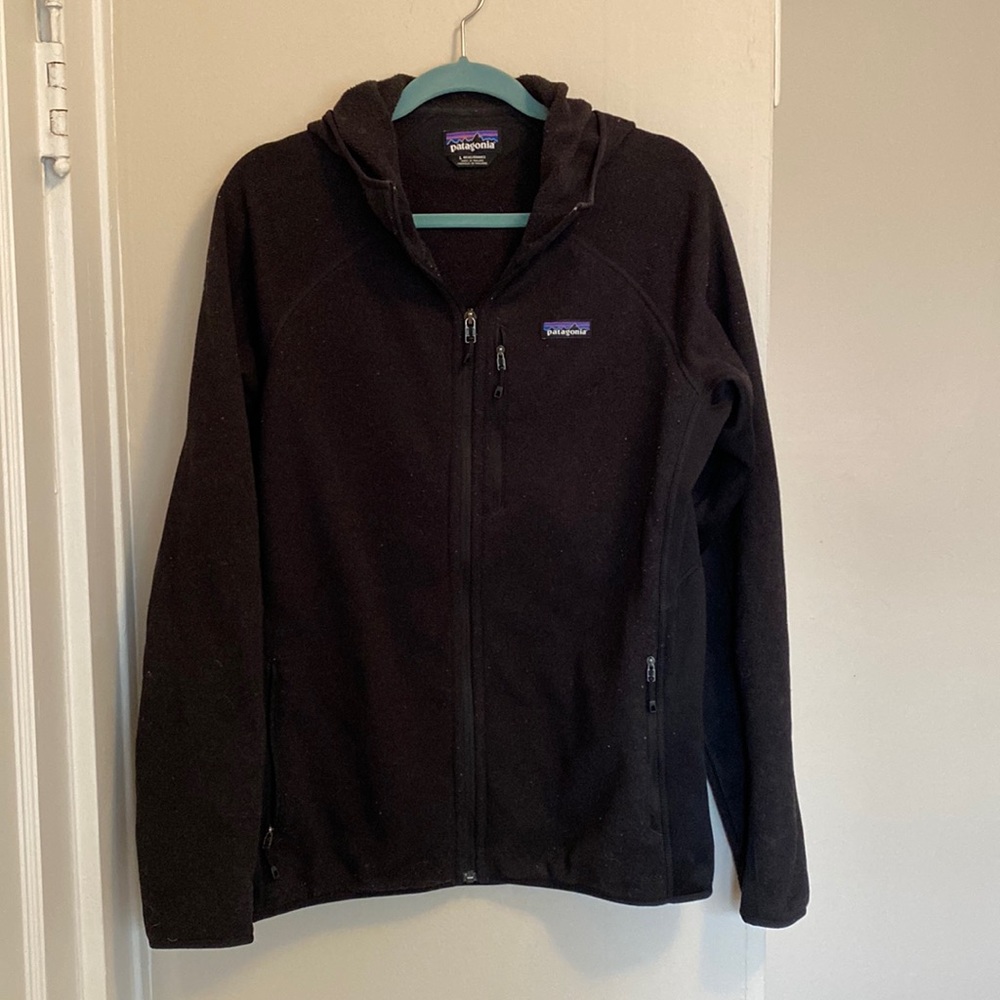 Mens Lg Patagonia Fleece Full Zip